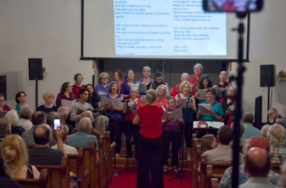 Choir concert with audience participation